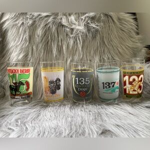 Vintage Kentucky Derby & Preakness Collectible Mint Julep Glasses
